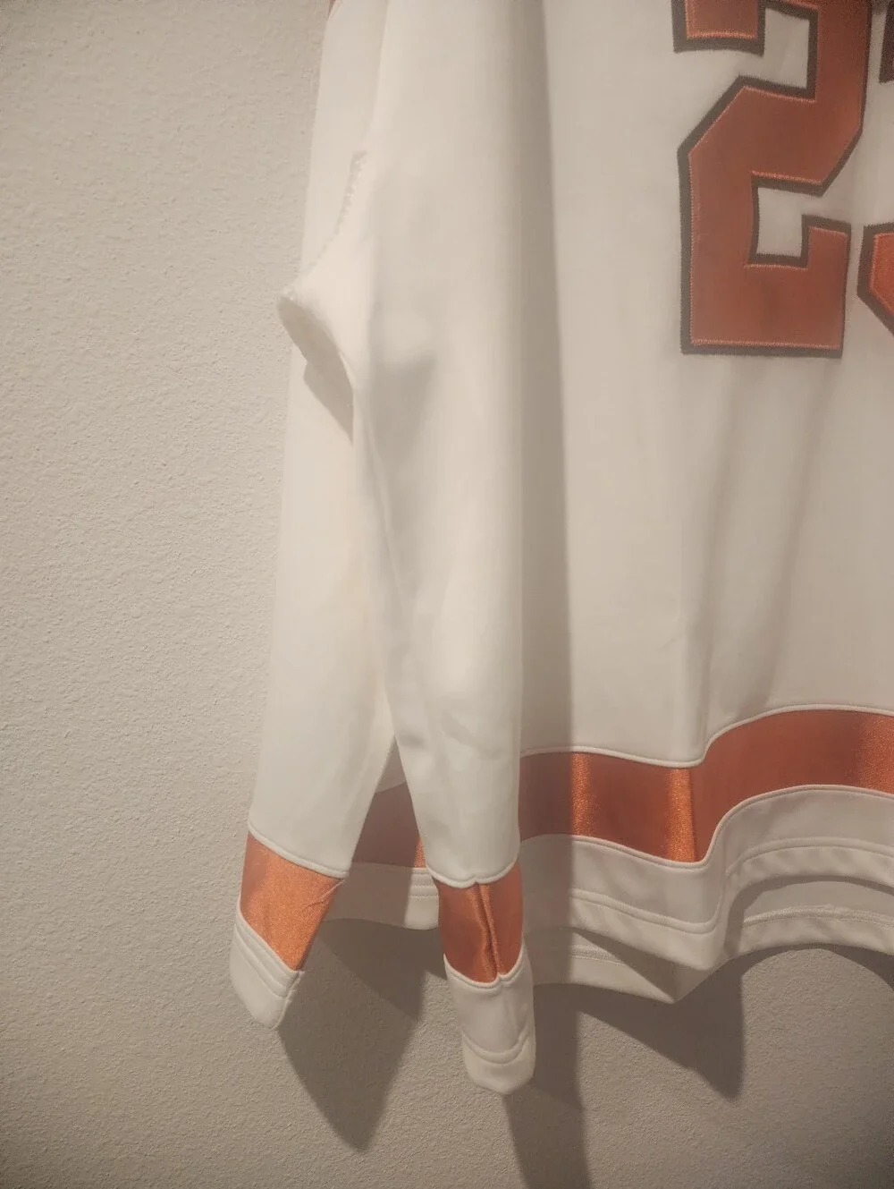 Men's Air Jordan MJ Collegiate Hockey Jersey 'Sail/Starfish/Black'